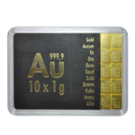 10 X 1 GRAMME D’OR FIN VALCAMBI