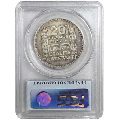 20 Francs Turin de 1939