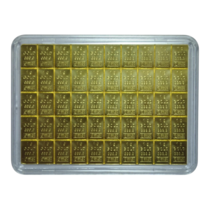 50 x 1 Gramme d'Or Fin Valcambi