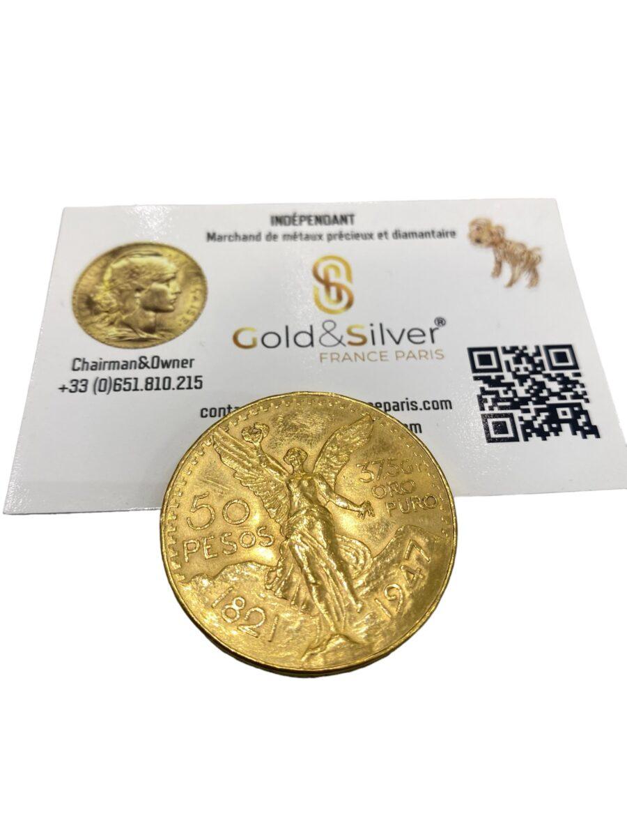 50 Pesos en Or