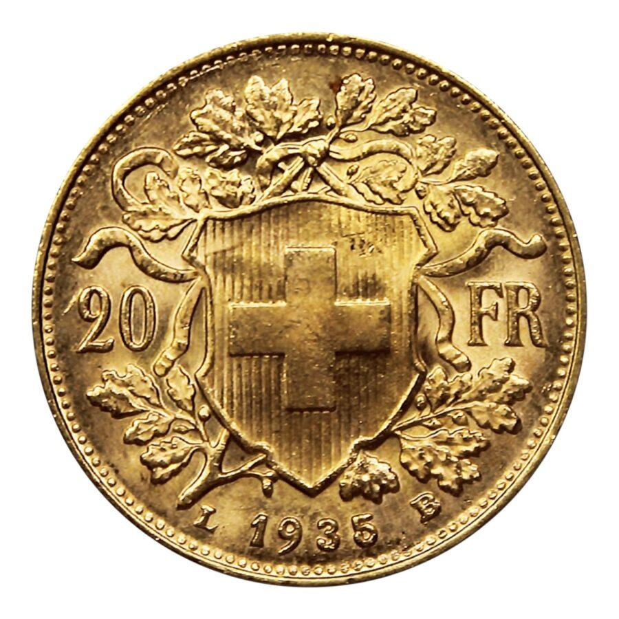 20 Francs Suisse de Berne – Image 2
