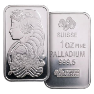 Lingotin Palladium 1 Once 31,1 Grammes