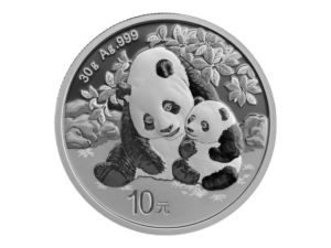 Le Panda en Argent Fin de 30 grammes