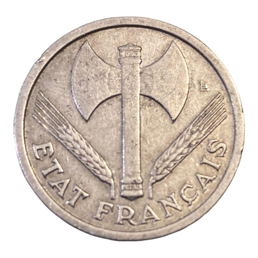1 Franc Francisque de 1942 – Image 2