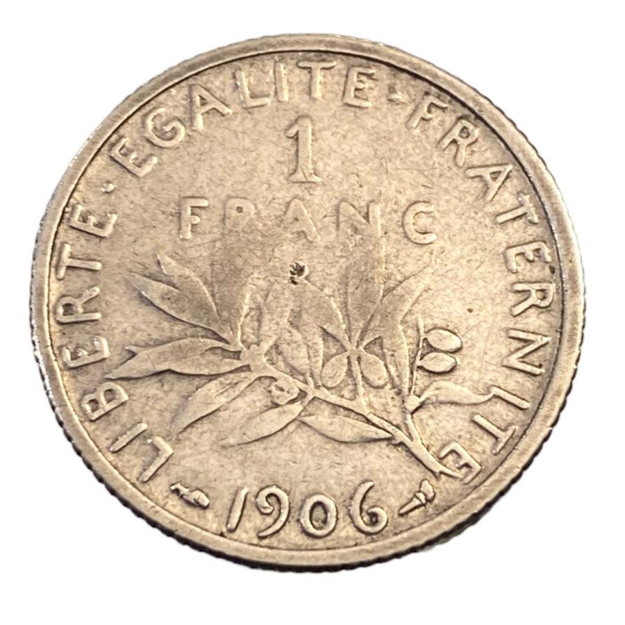 1 Franc Semeuse 1906 Paris