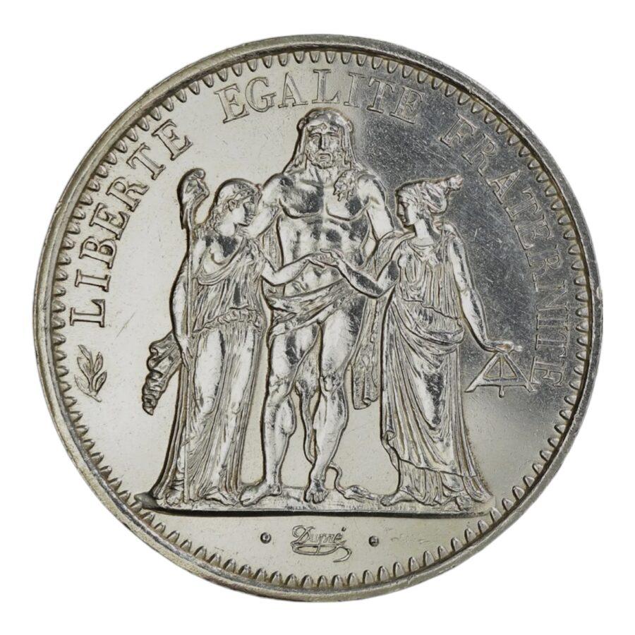10 Francs Argent Hercule 1966 à Paris – Image 2