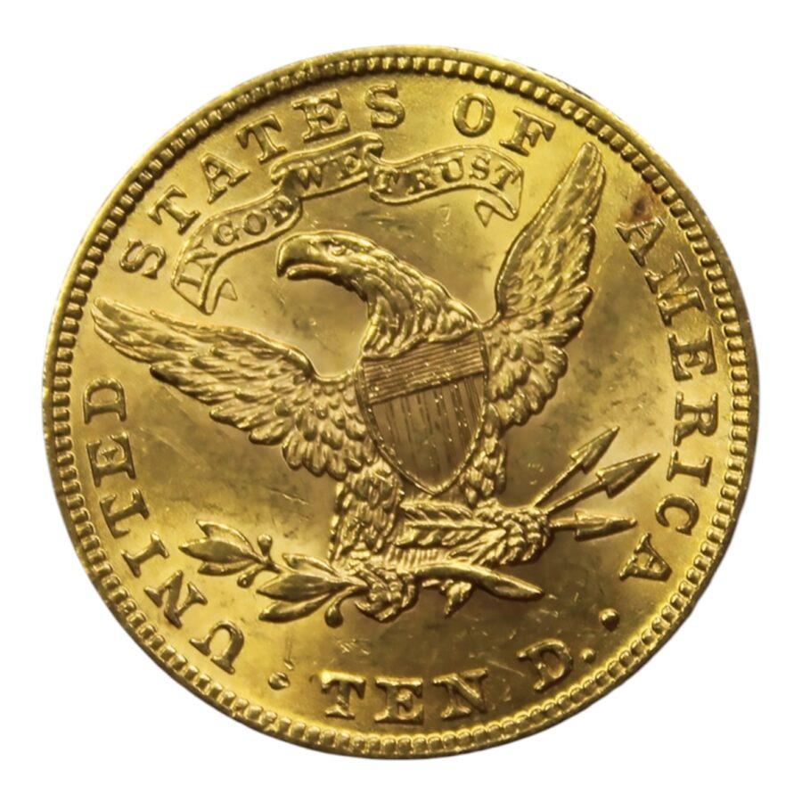 10 Dollars US Or Fin 900.00 ‰ – Image 2