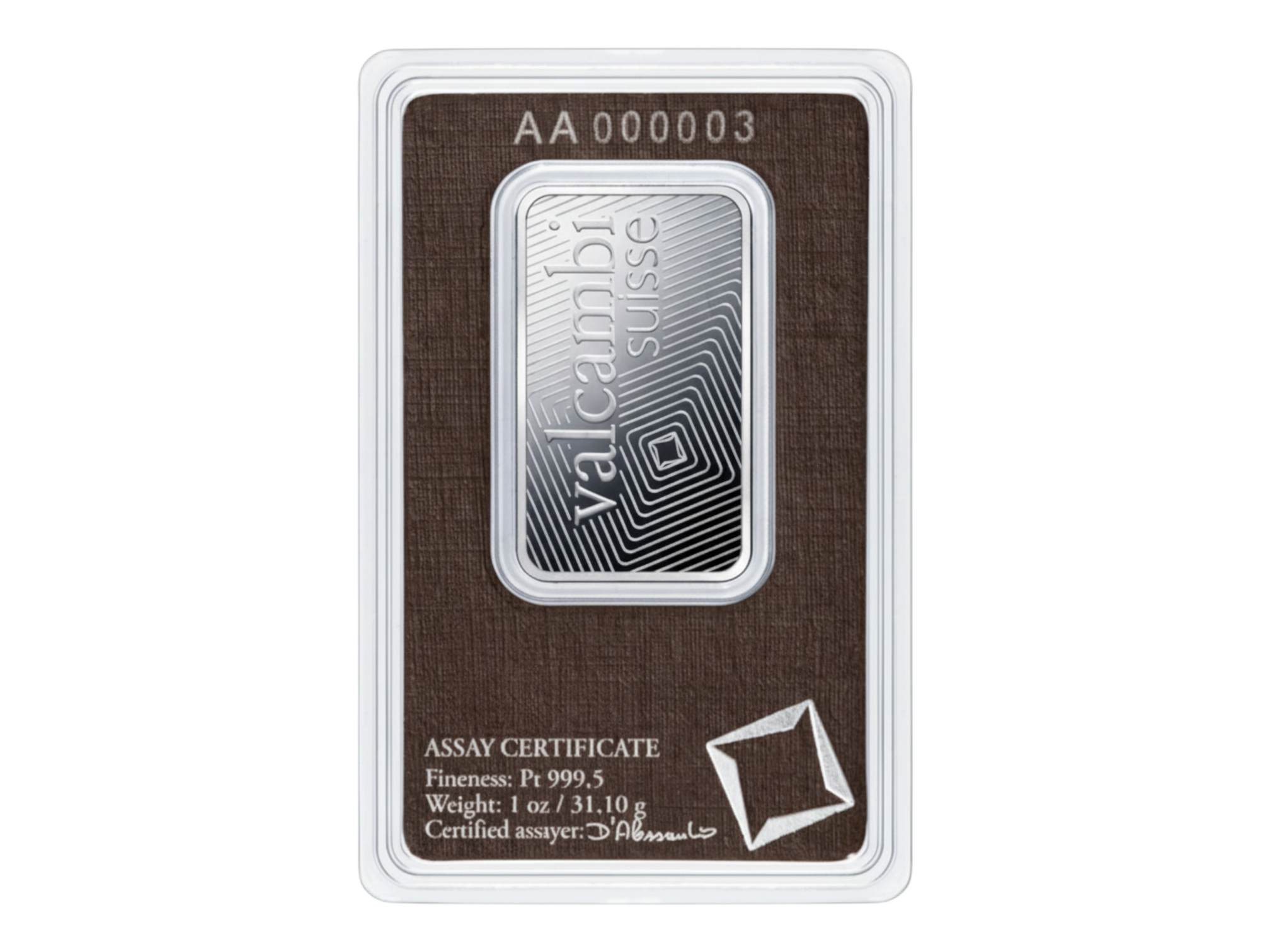 1 Oz Platine