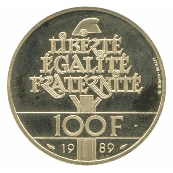 100 FRANCS DROITS DE LHOMME