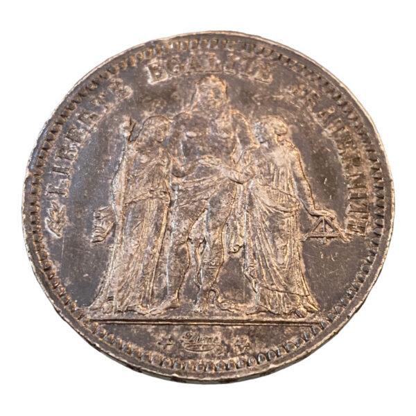 5 Francs Hercule 1873 À Paris