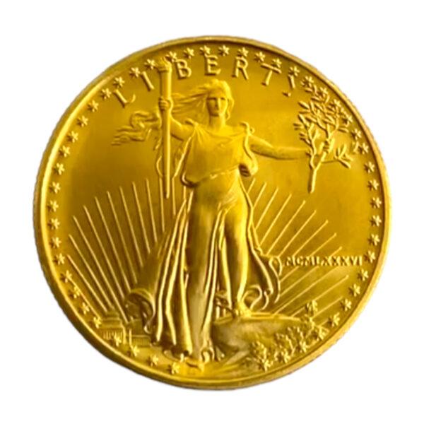 1/2 Oz 25 Dollars MCMLXXXVI
