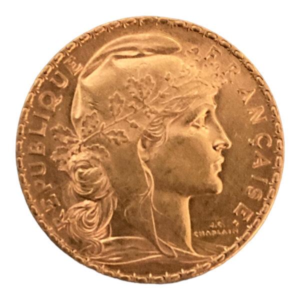 Pièces numismatiques en or