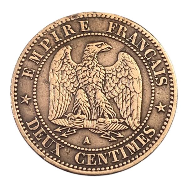 Les 2 Centimes Napoléon III Tête Laurée de 1862 à Paris