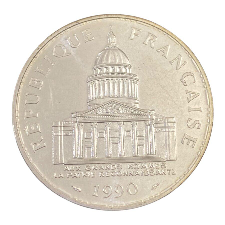 100 Francs Panthéon 1990 en Argent FDC - Édition Limitée
