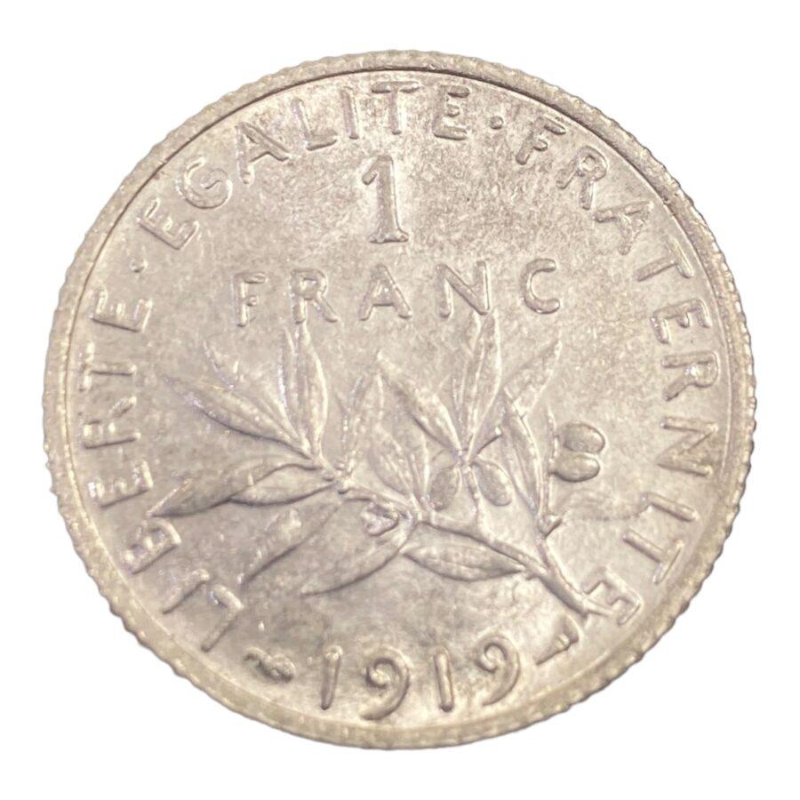 1 Franc Semeuse de 1919 à Paris