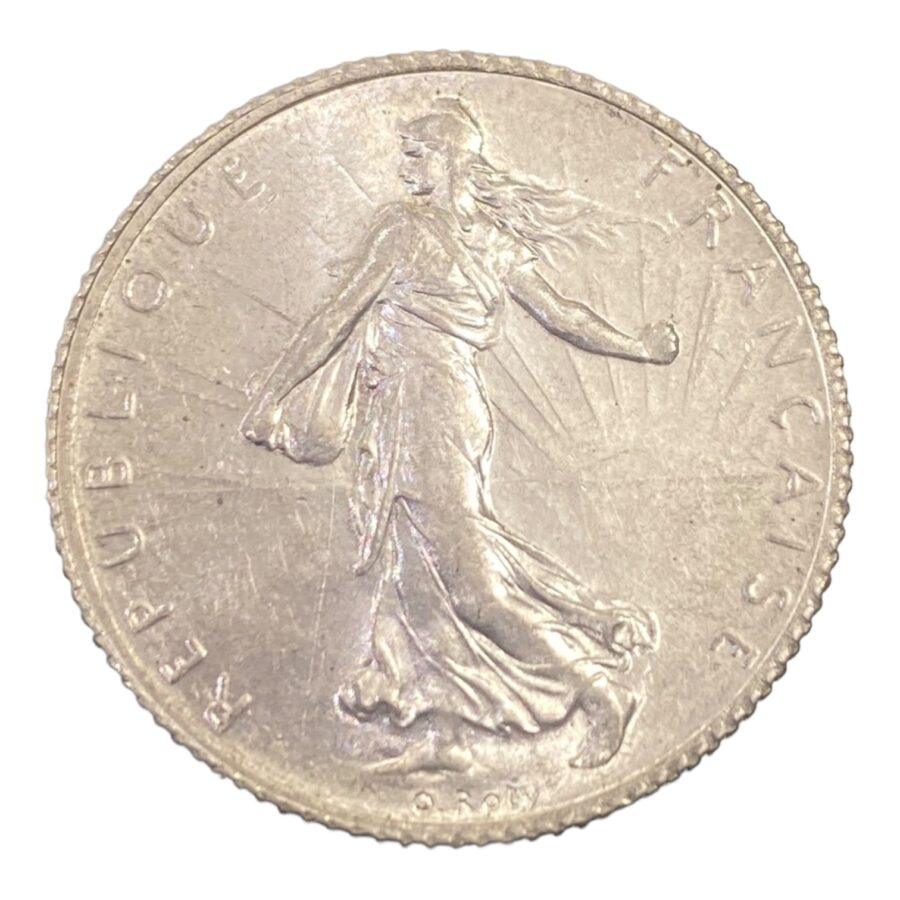 1 Franc Semeuse de 1919 à Paris – Image 2