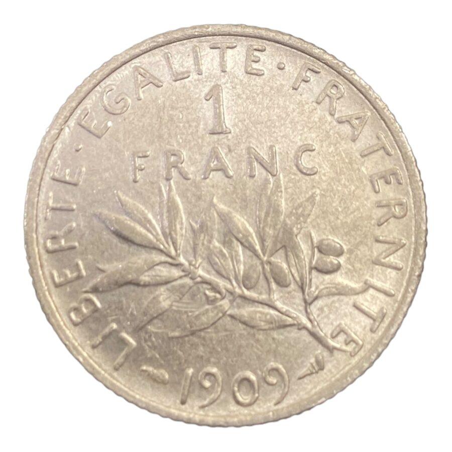 1 Franc Semeuse de 1909 à Paris