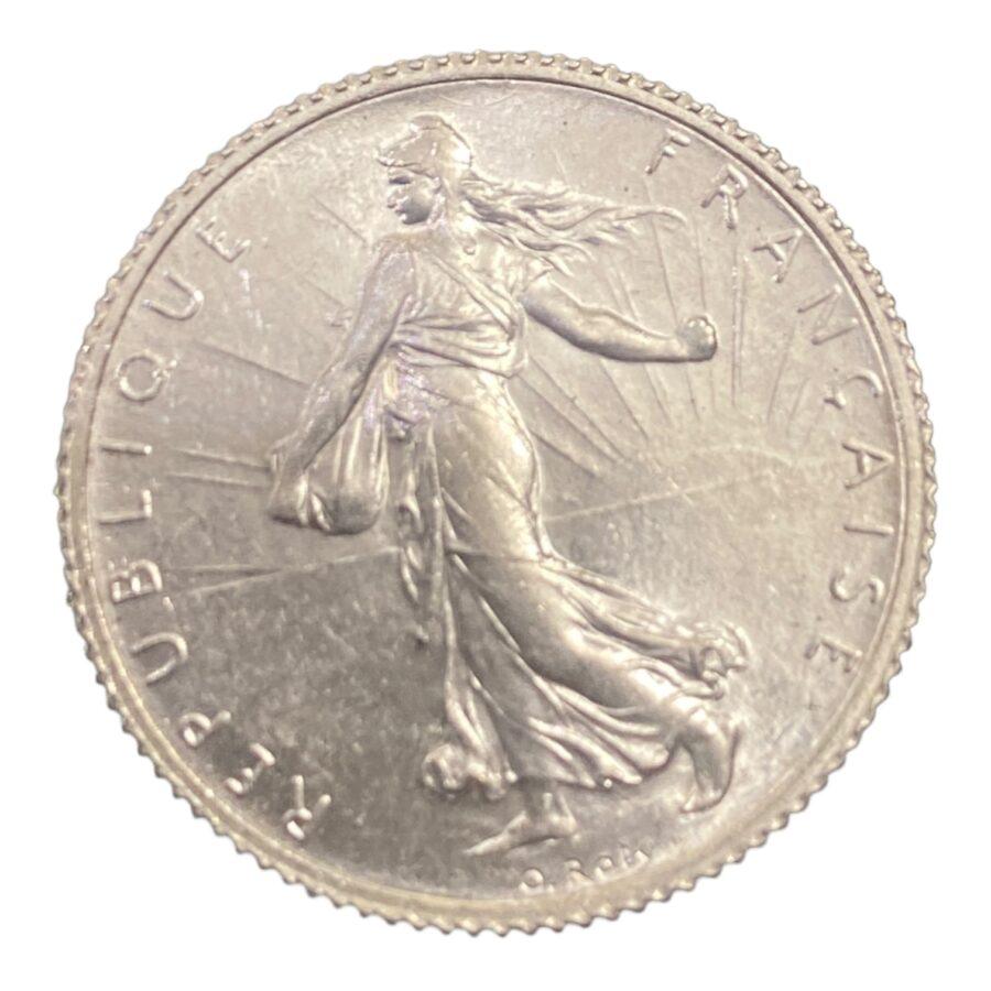 1 Franc Semeuse de 1915 à Paris – Image 2