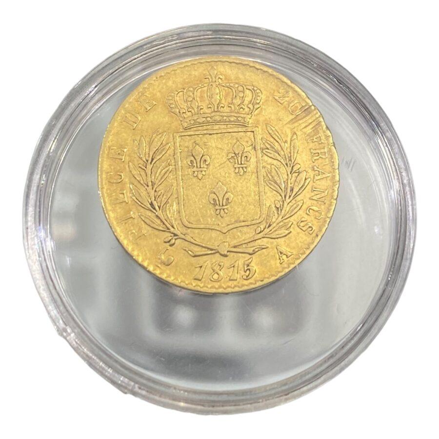 20 Francs de Louis XVIII Paris – Image 3