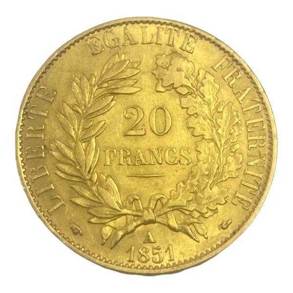 20 Francs Cérès 1851 A