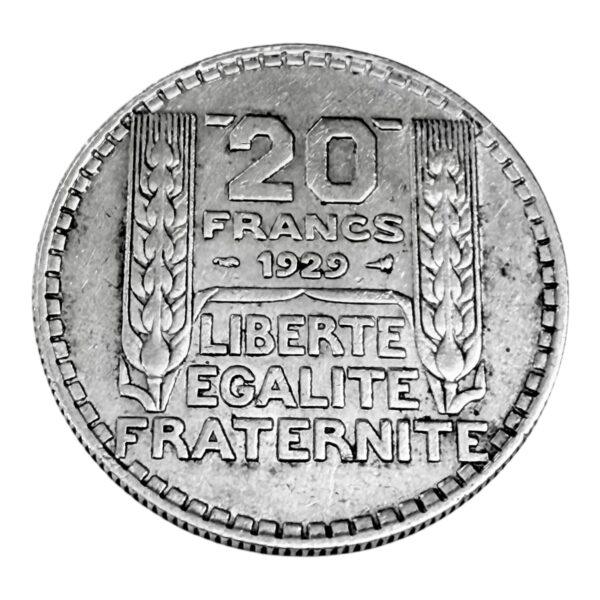 20 Francs Turin 1929 FDC