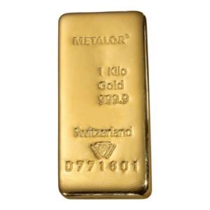 Lingot 1 kilo d’Or Fin