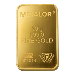 Lingotin 50 Grammes d’Or Fin
