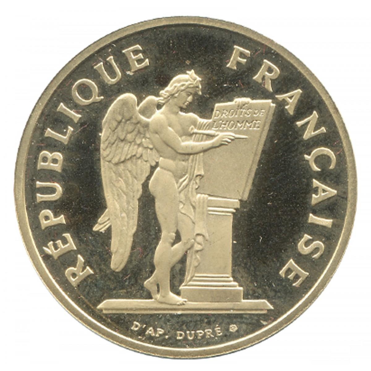 100 FRANCS DROITS DE LHOMME