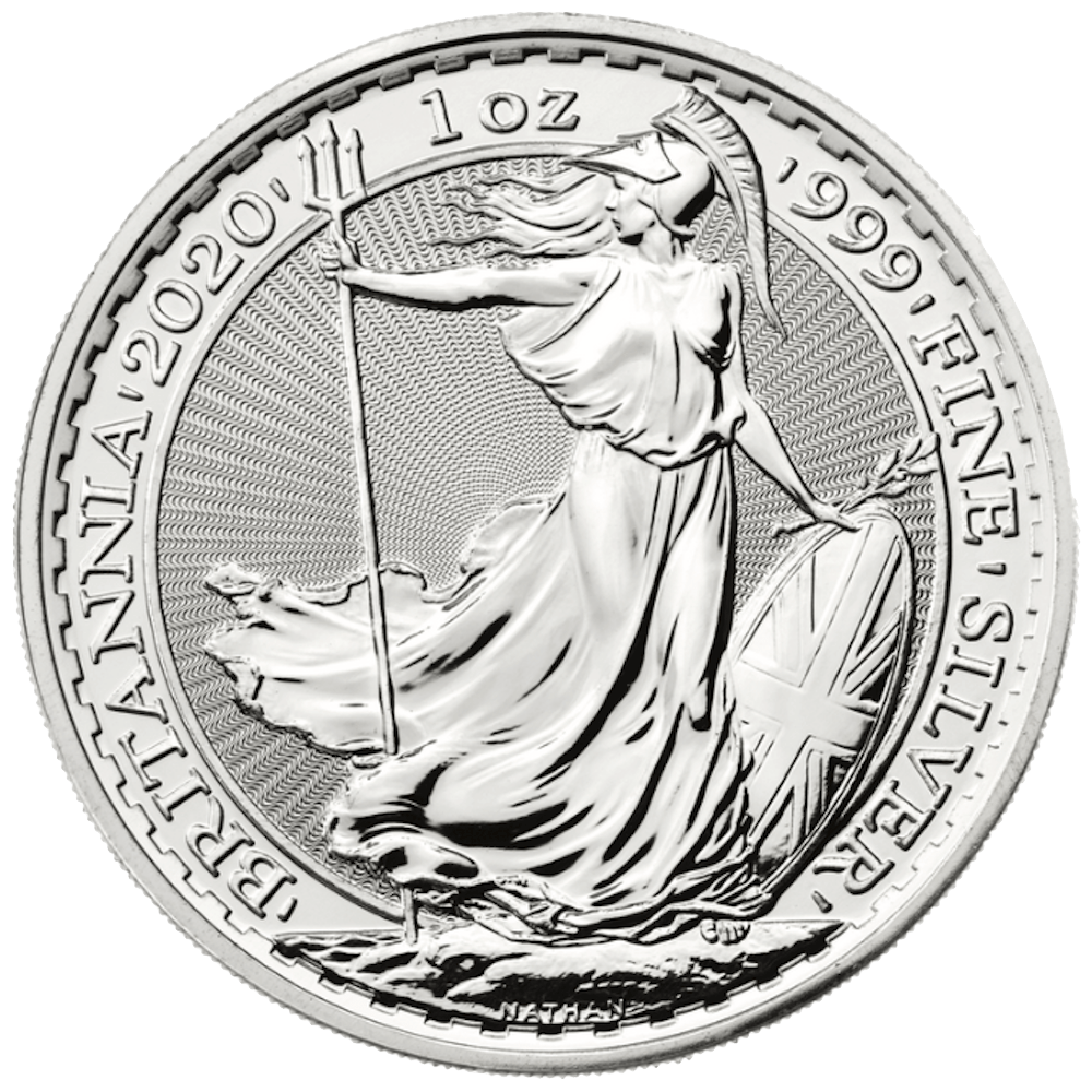 Boite 500 Pièces Britannia Argent Fin