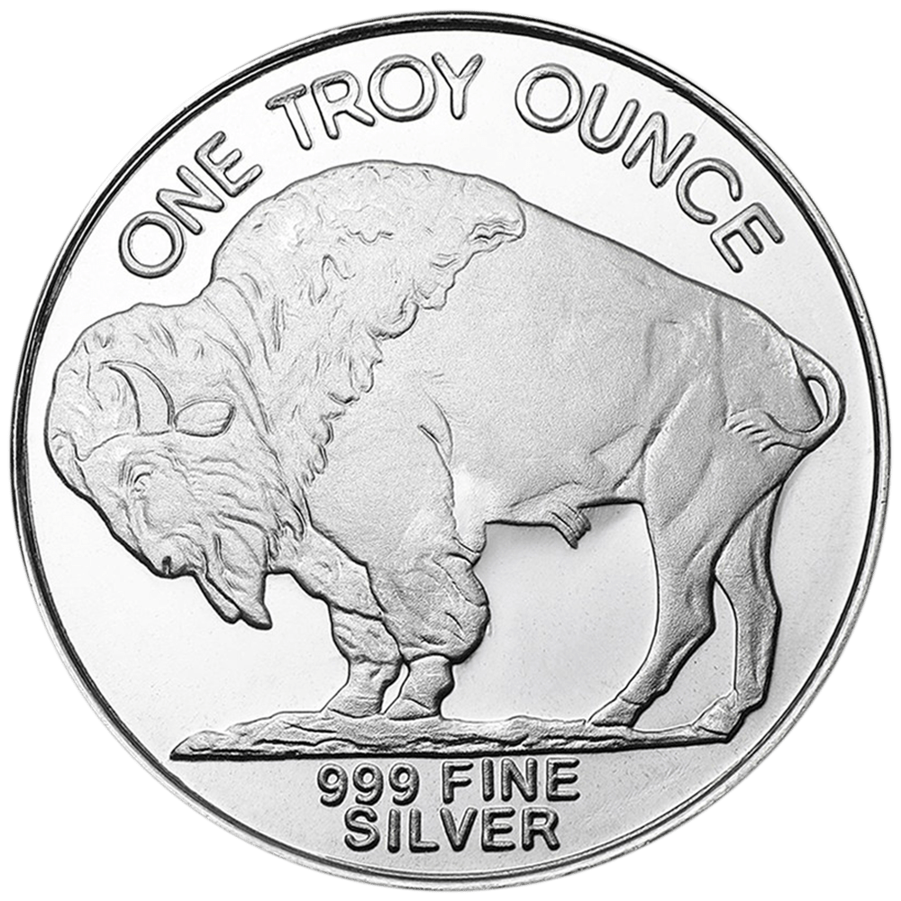1Once Buffalo en Argent des États-Unis