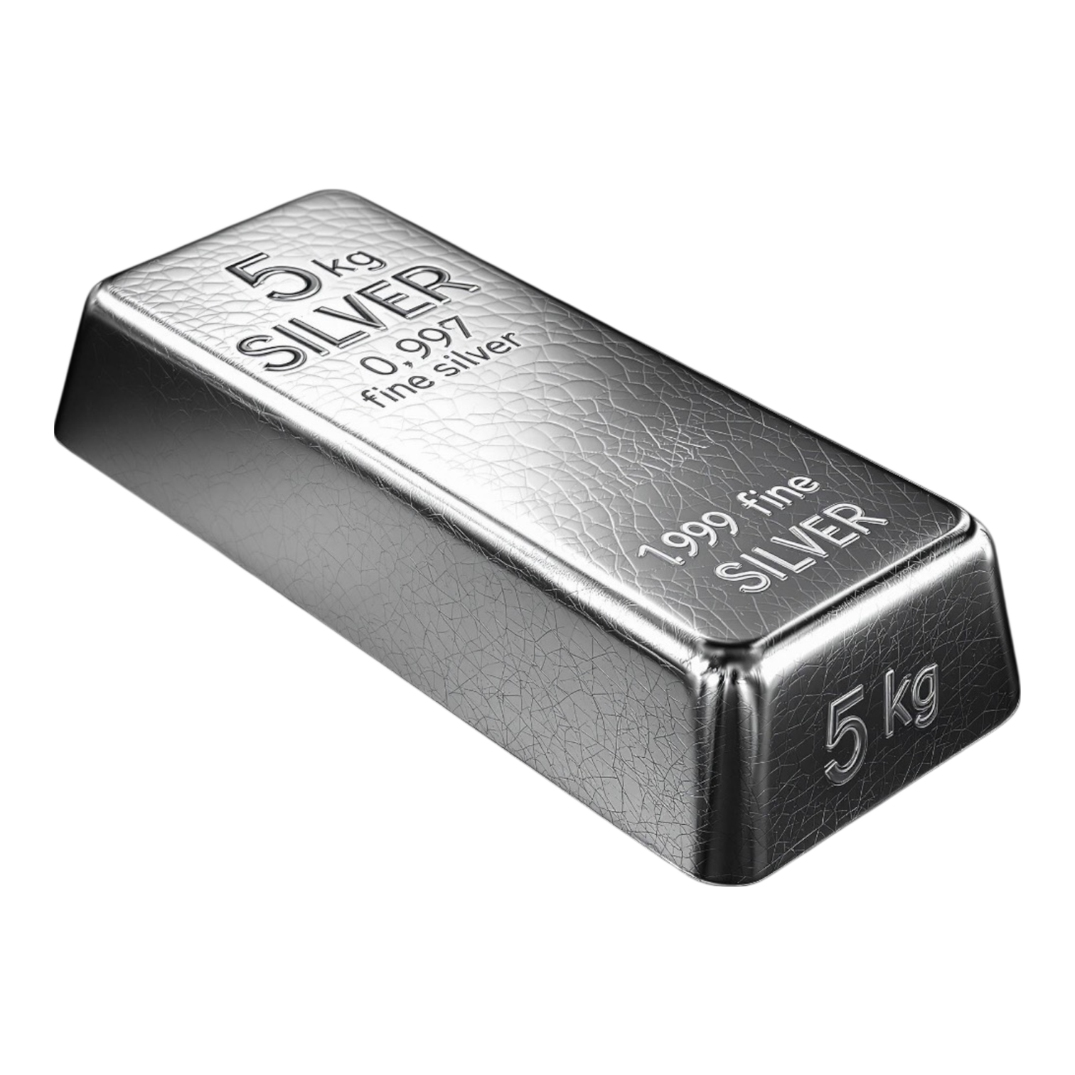 Barre d'Argent Fin 5000 Grammes