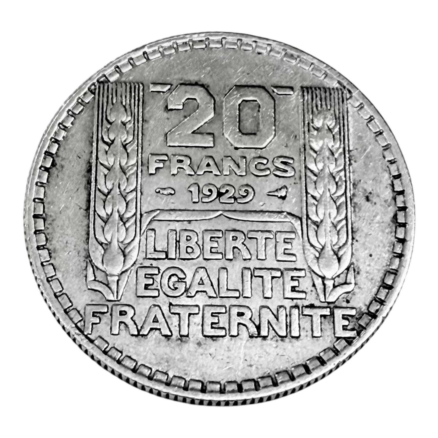 20 Francs Turin 1929 FDC