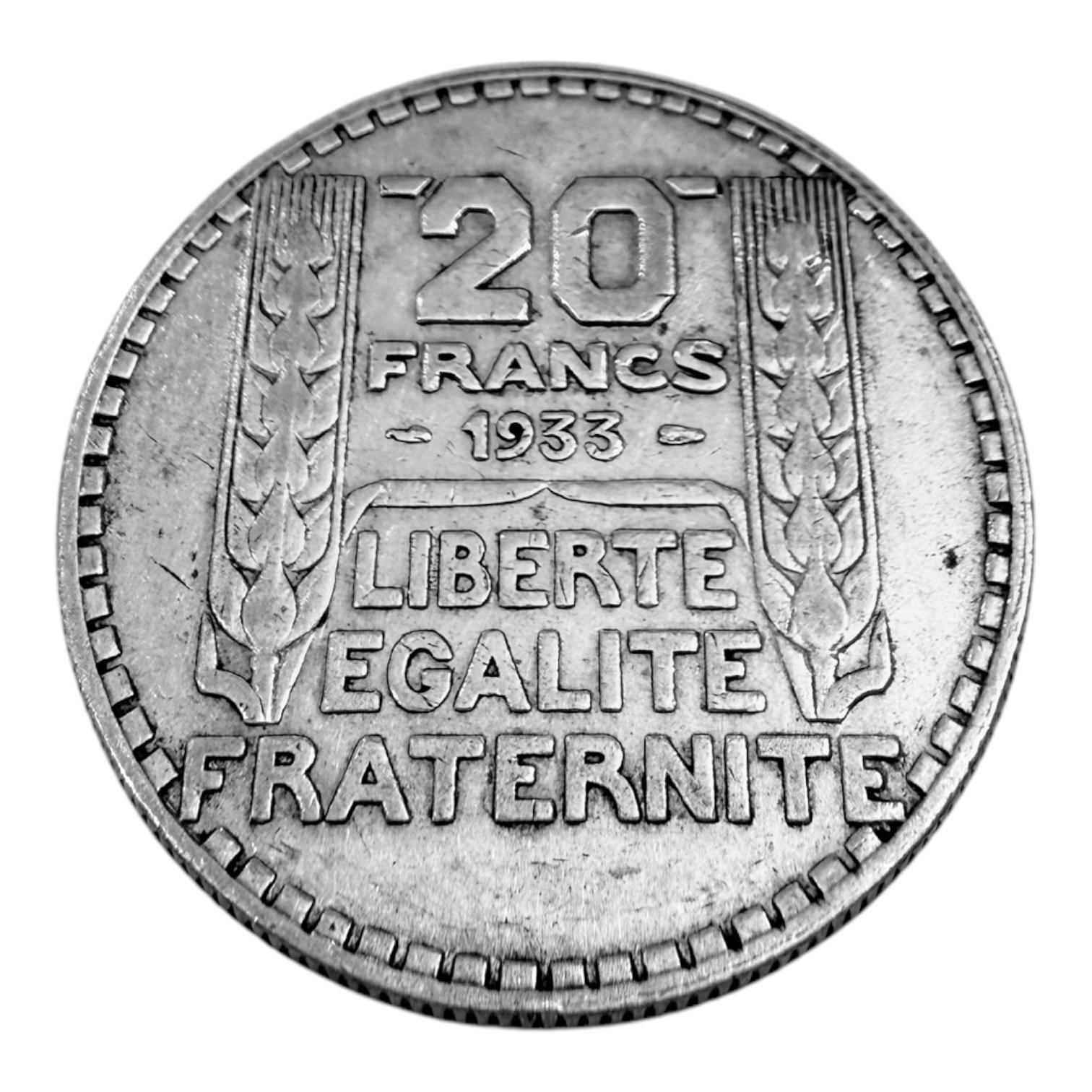 20 Francs Turin 1933