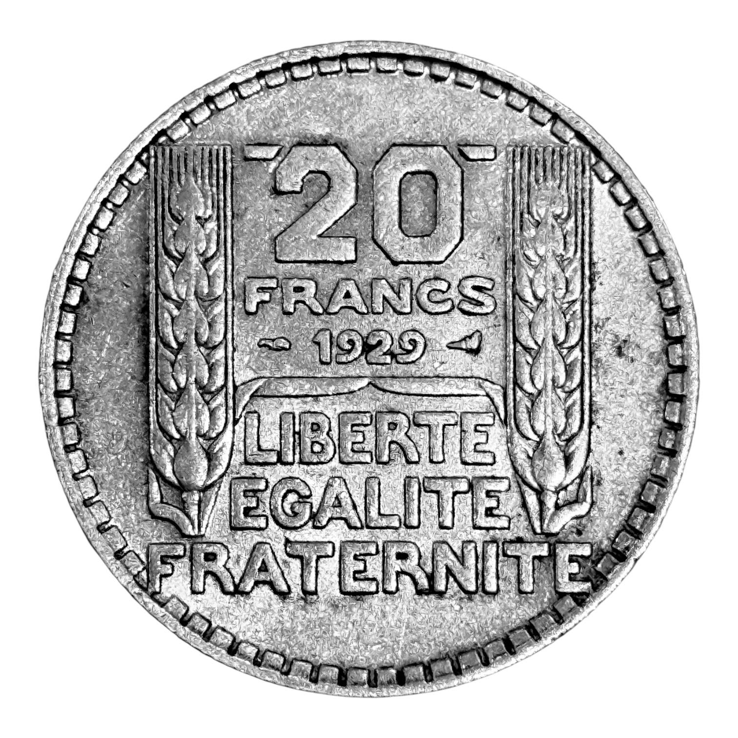 20 Francs Turin 1929