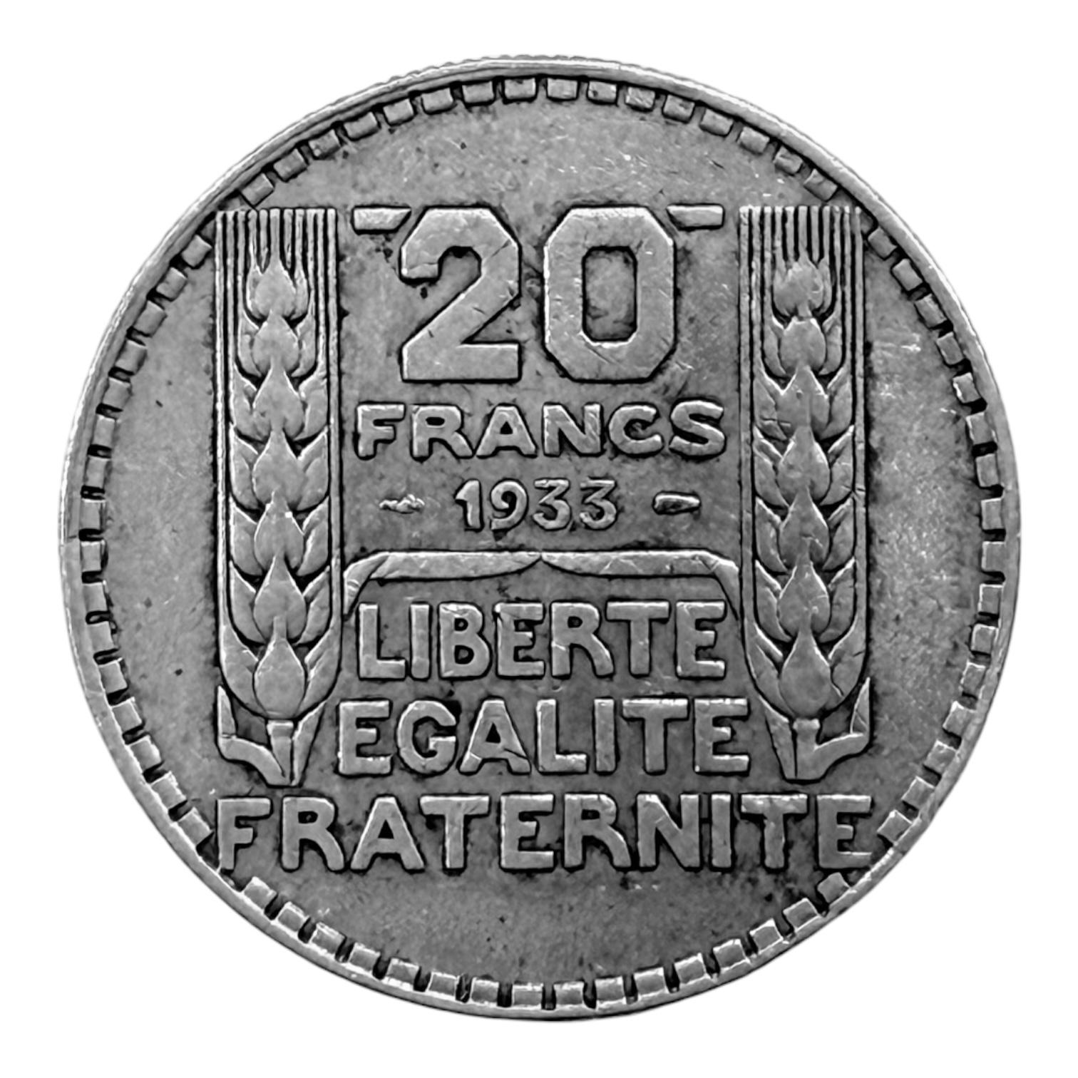 20 Francs Turin 1933