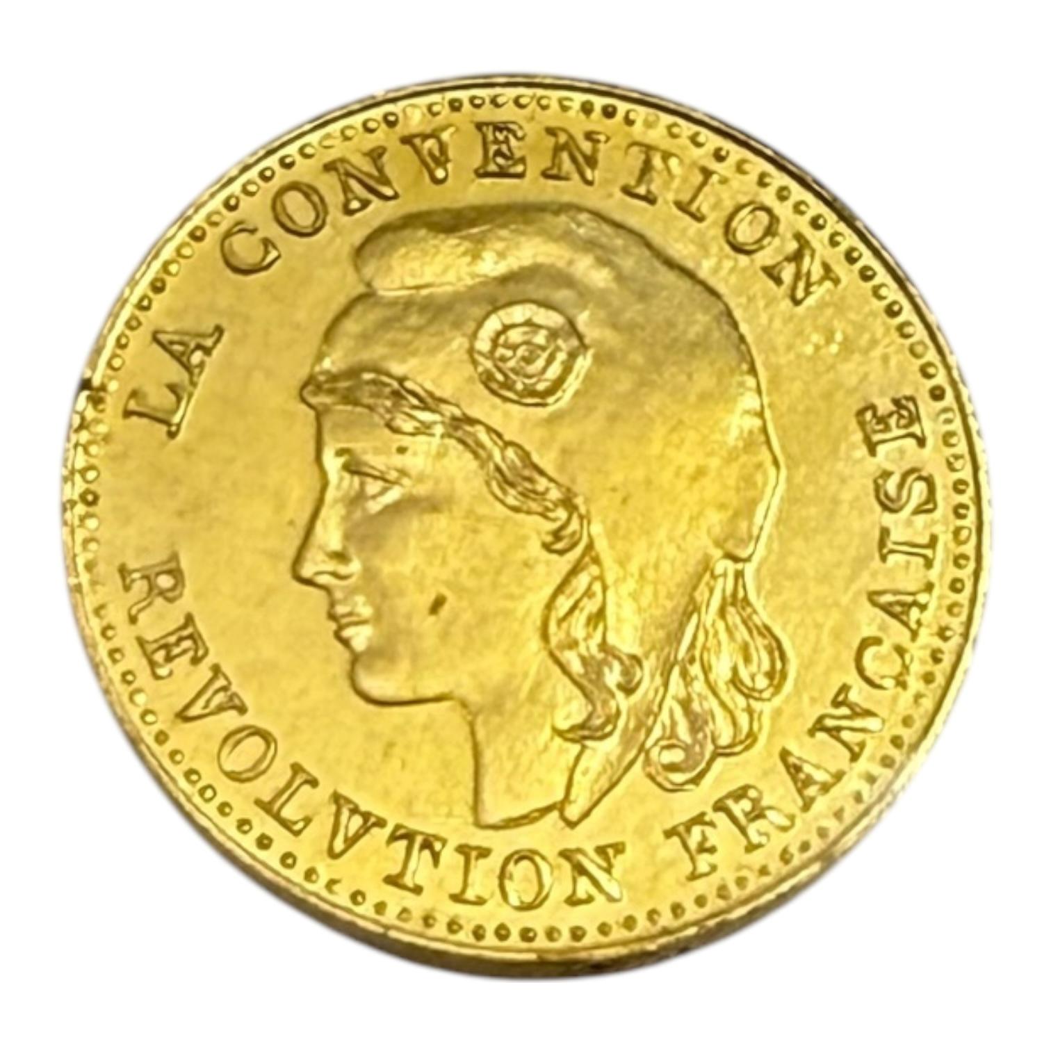 France – Médaille 1 Gramme d'Or Germinal 1981 – FDC