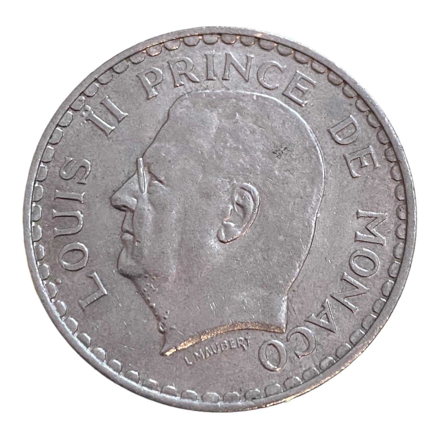 5 Francs Louis II de Monaco