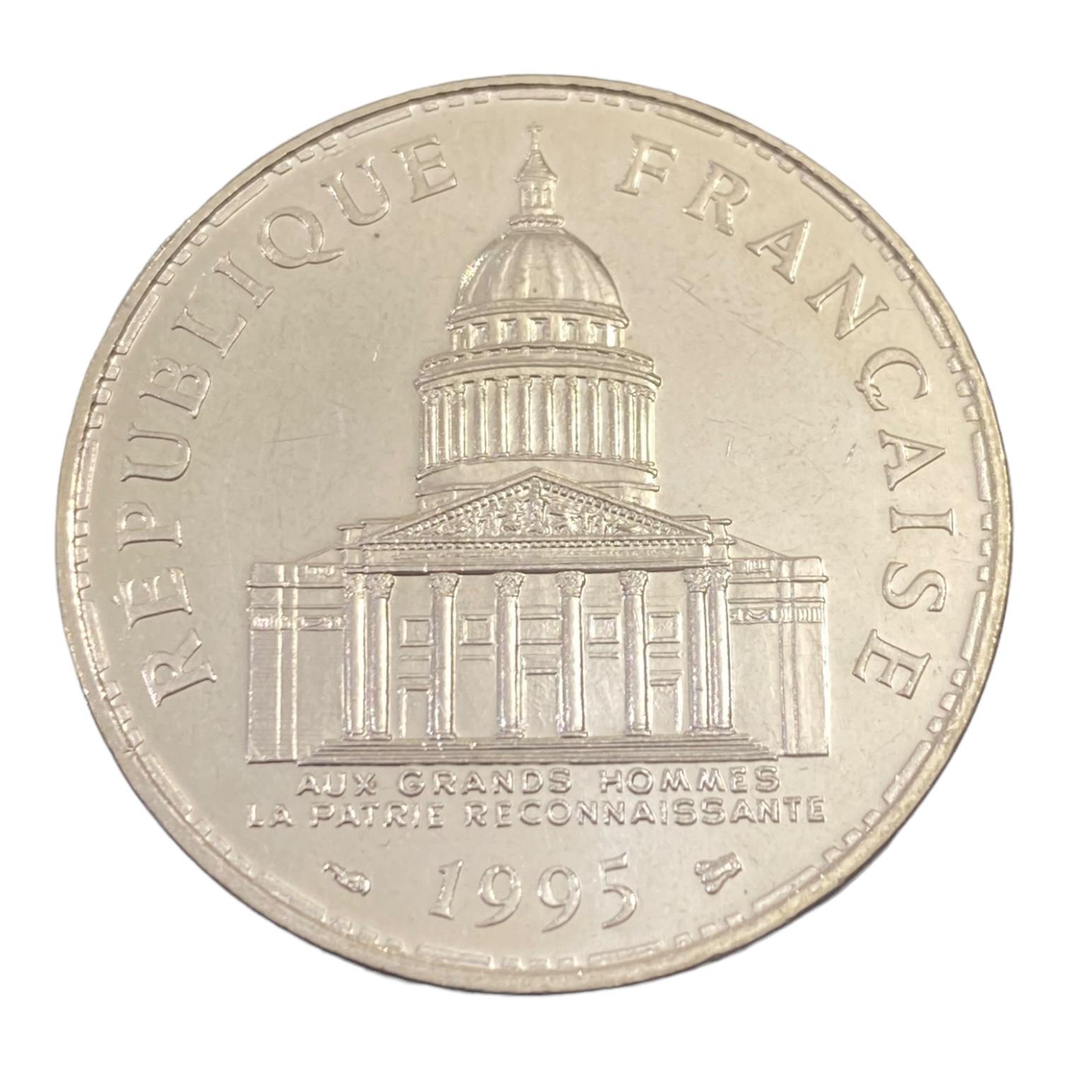 100 Francs Panthéon en Argent de 1995
