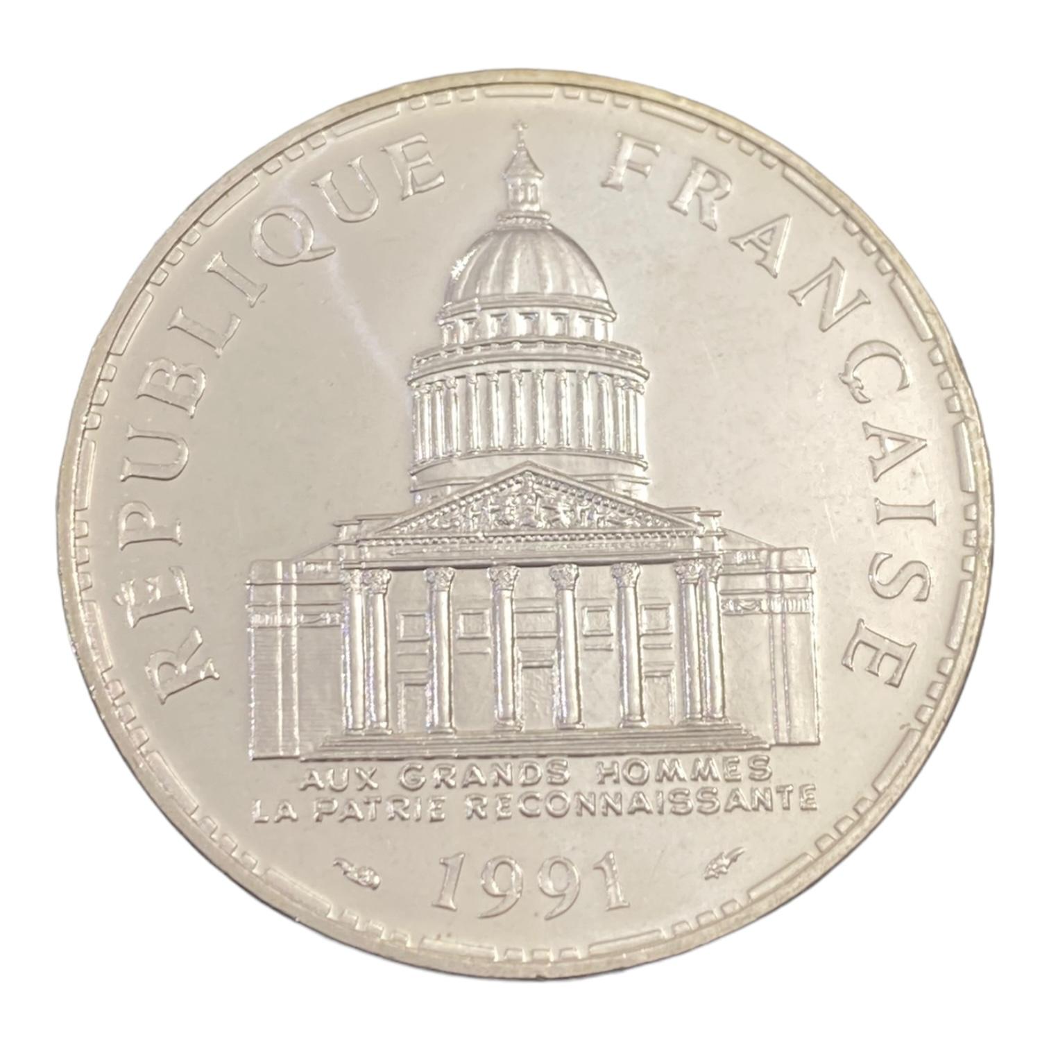 100 Francs Argent de 1991 à Paris Rarissime