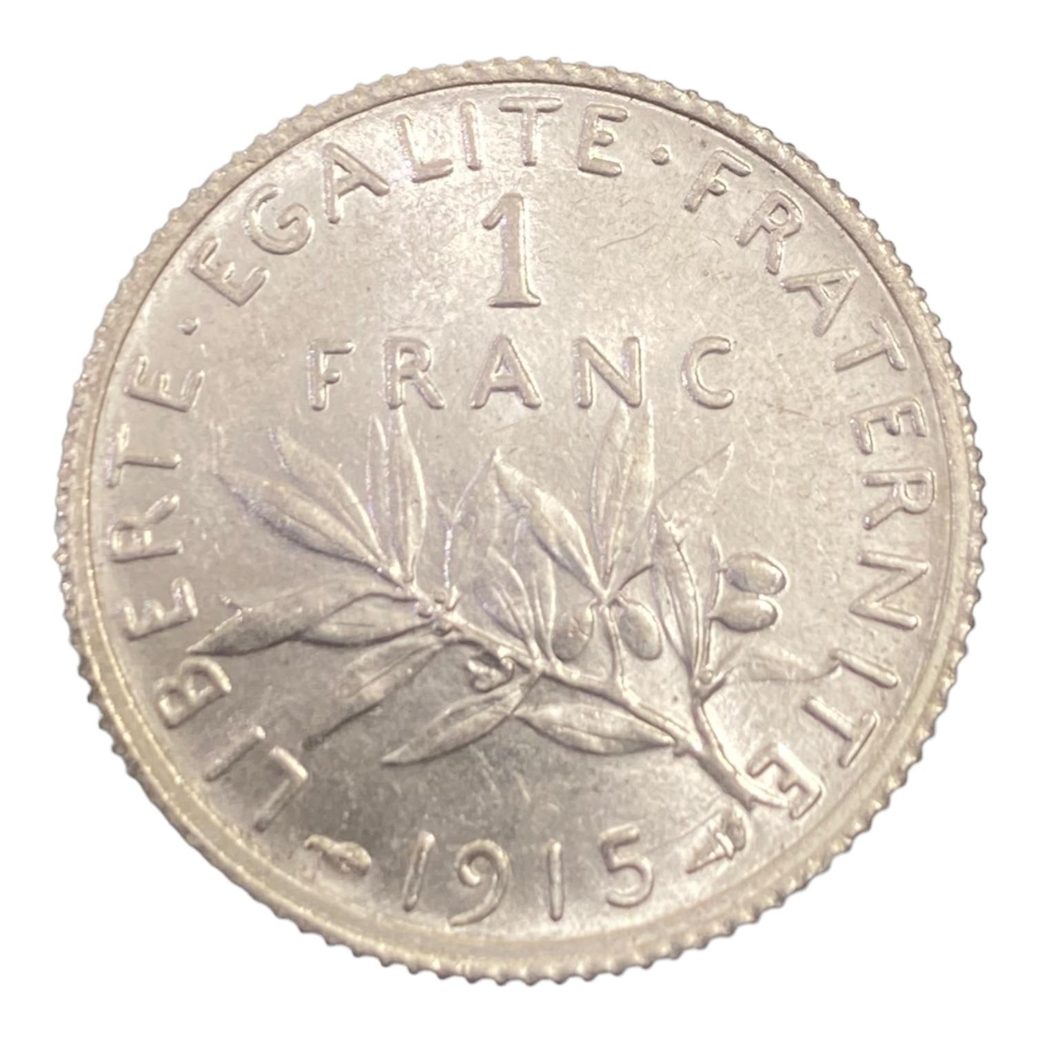 1 Franc Semeuse de 1915 à Paris