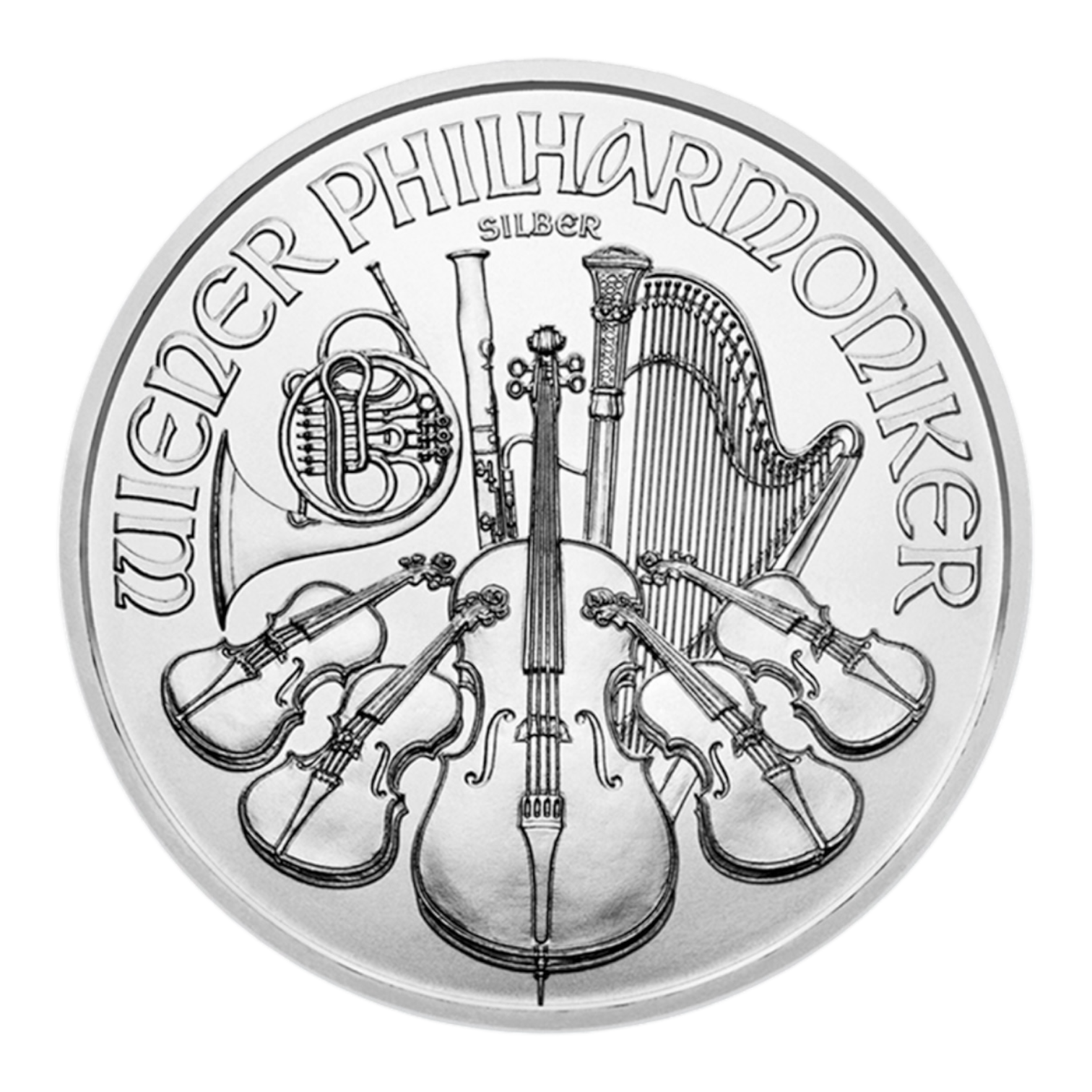Philharmonique de Vienne en Argent Pur à 999.9‰