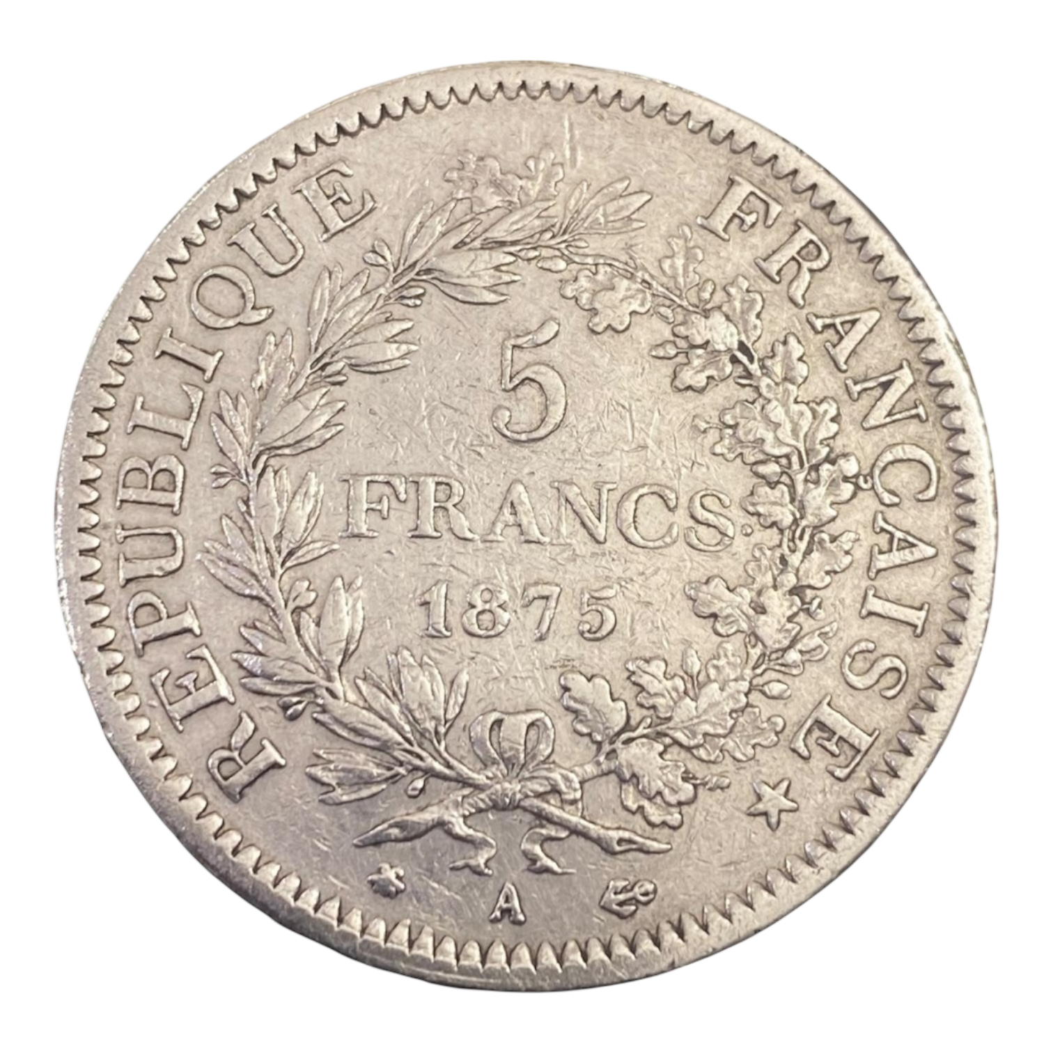 5 Francs Hercule 1875 Paris