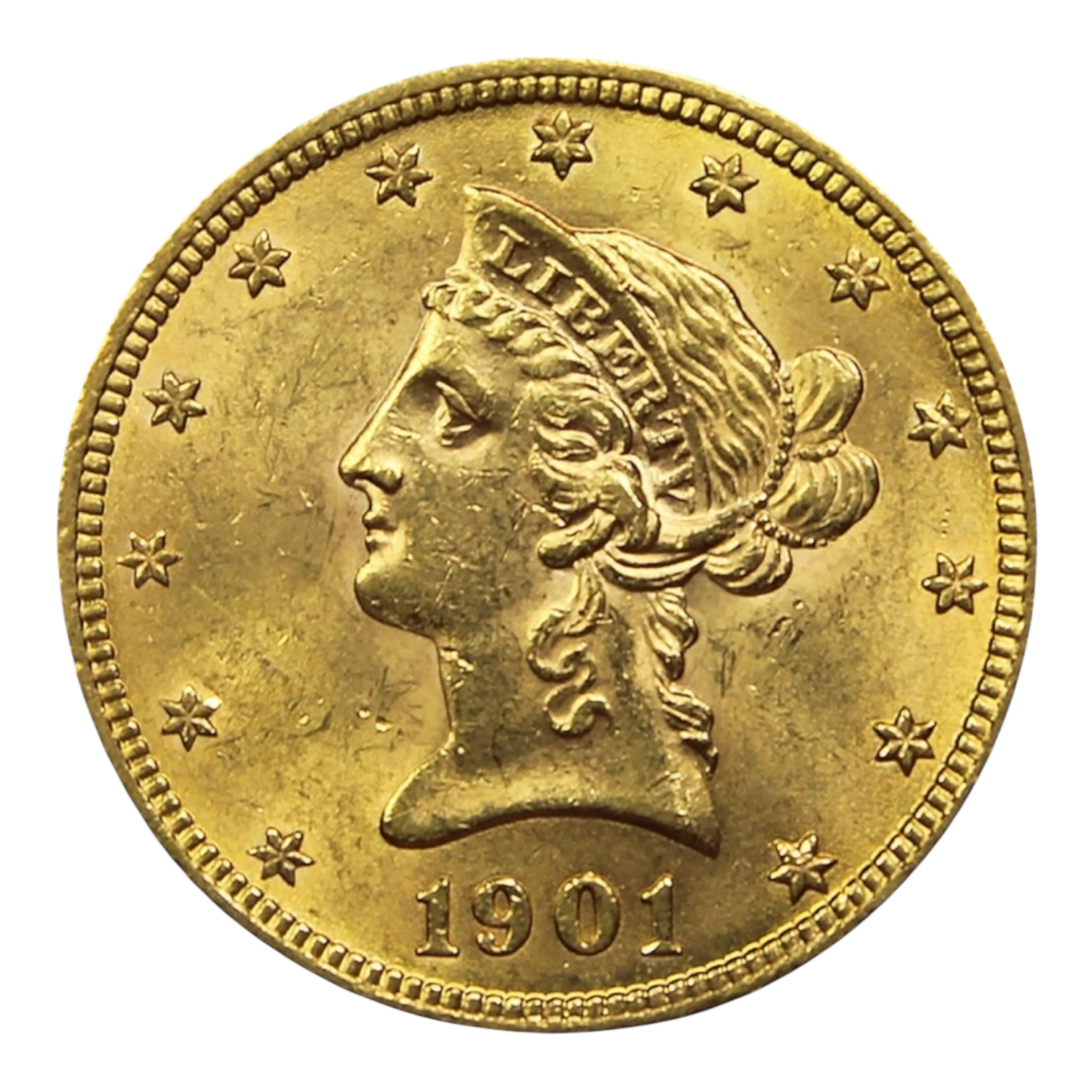 10 Dollars US Or Fin 900.00 ‰