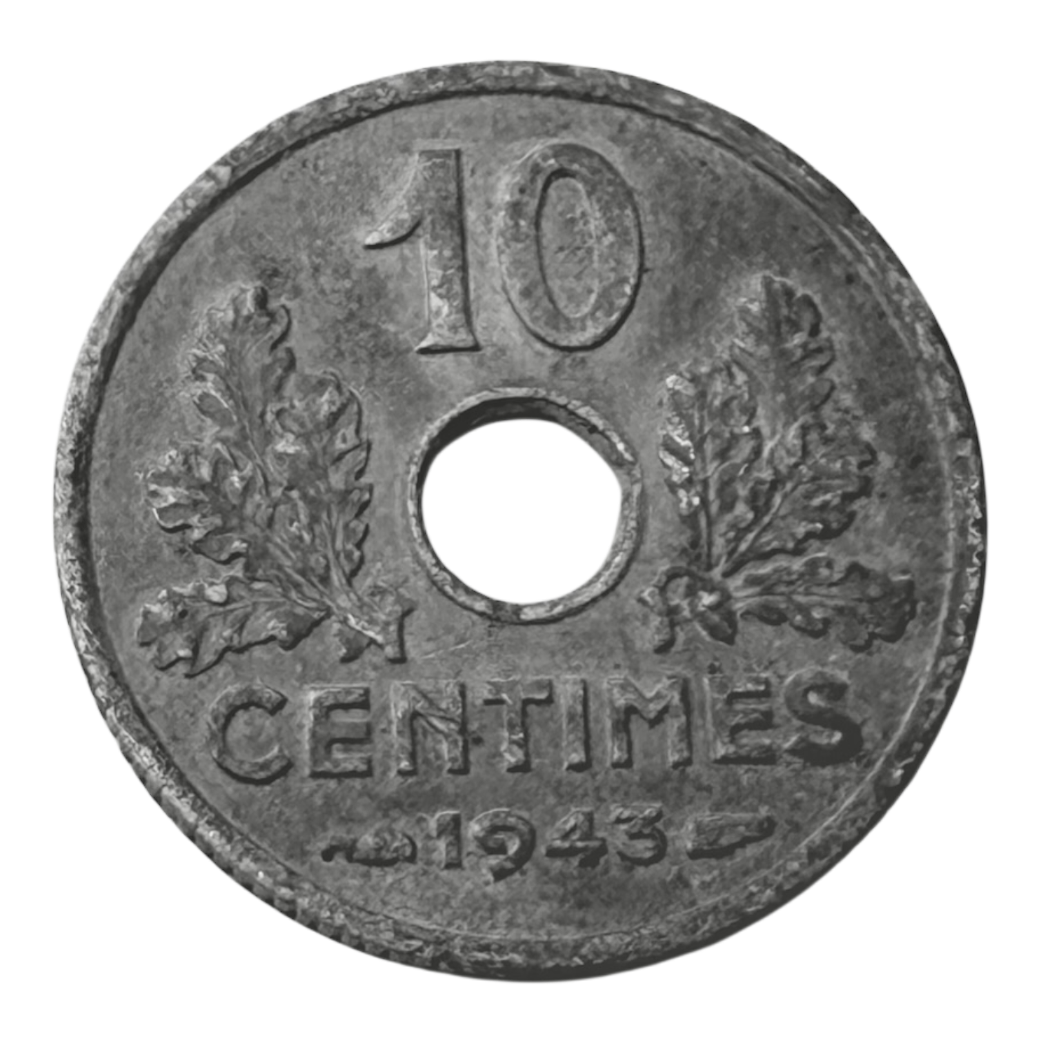 10 centimes État Français – Grand module 1943
