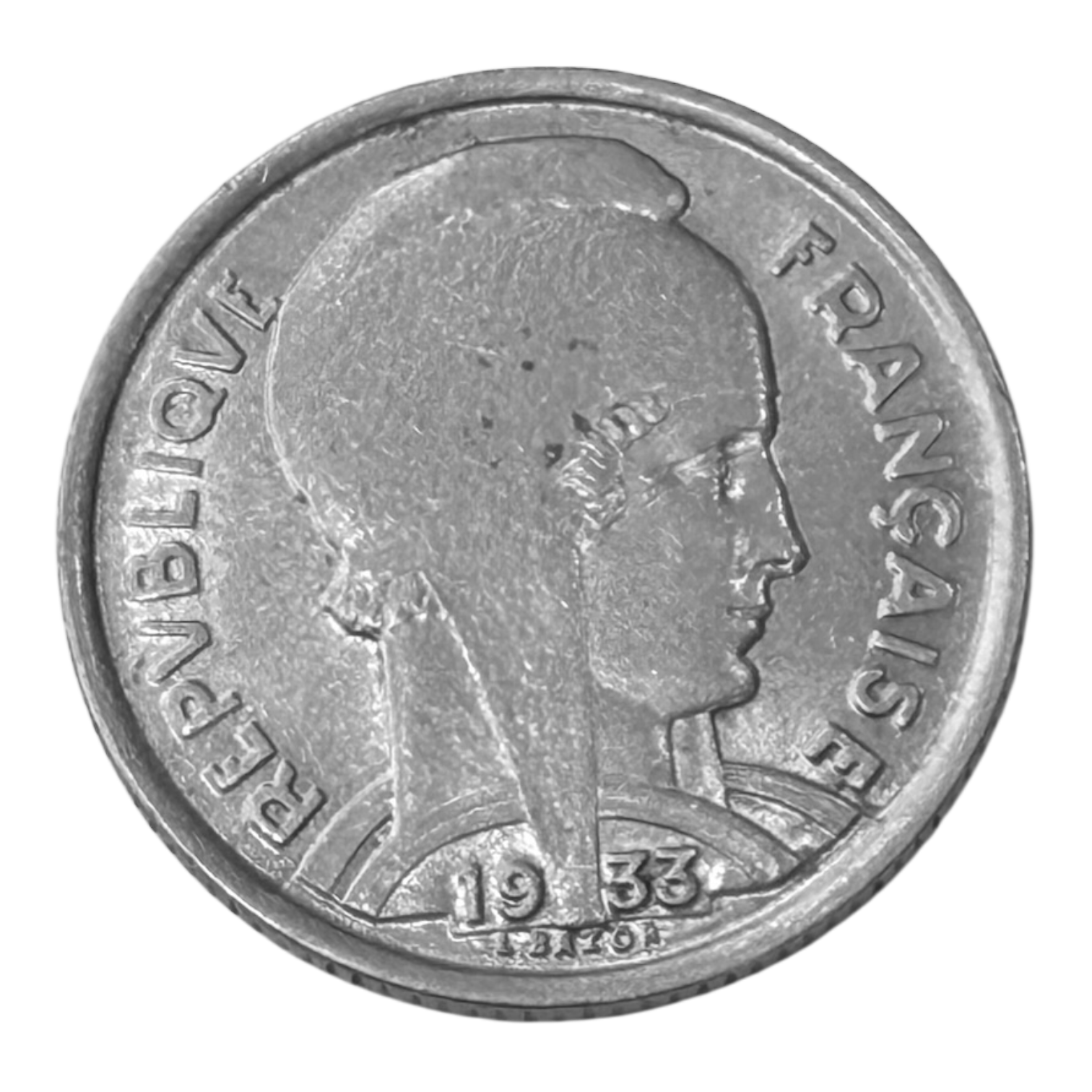 5 Francs Bazor - France 1933 - Nickel – Image 2