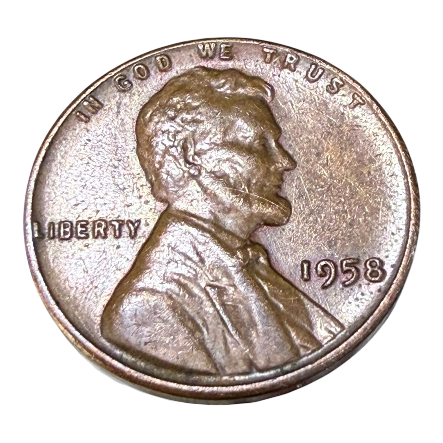 1 Cent Américain – Lincoln Penny 1958