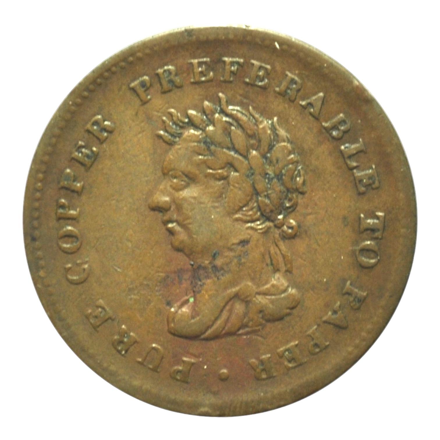 Guyane Britannique Penny 1838