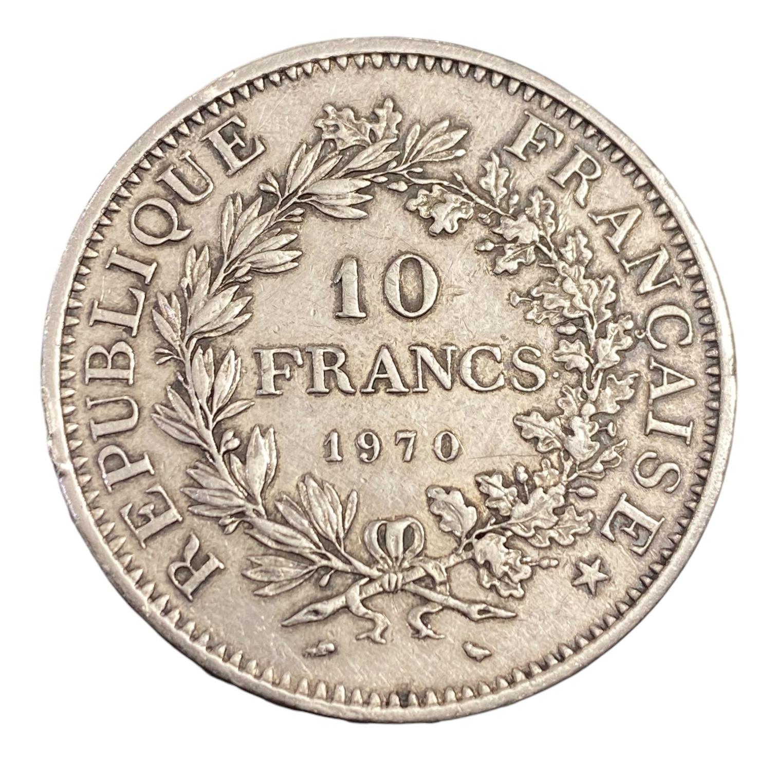 10 Francs Argent Hercule 1970