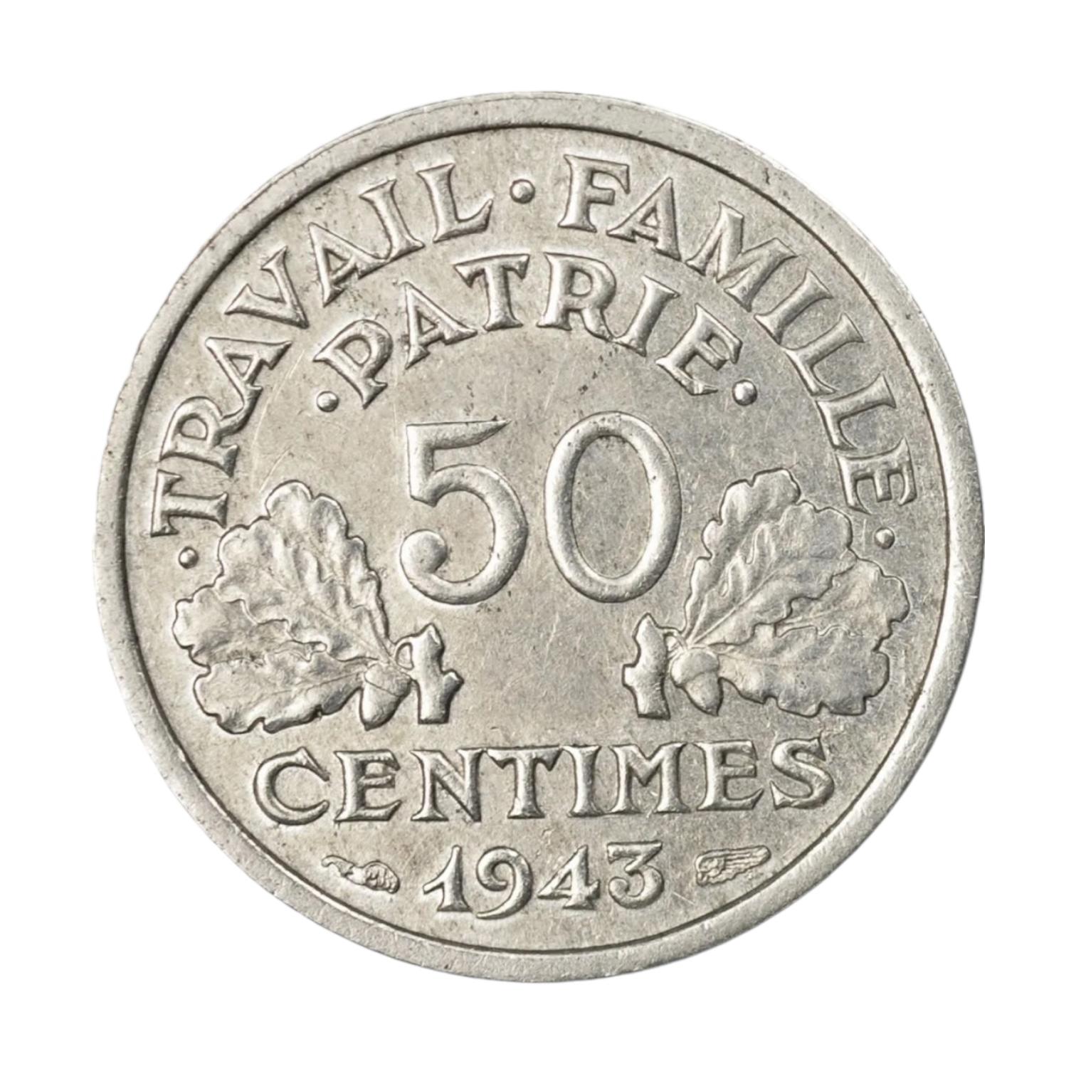 50 Centimes Francisque de 1943