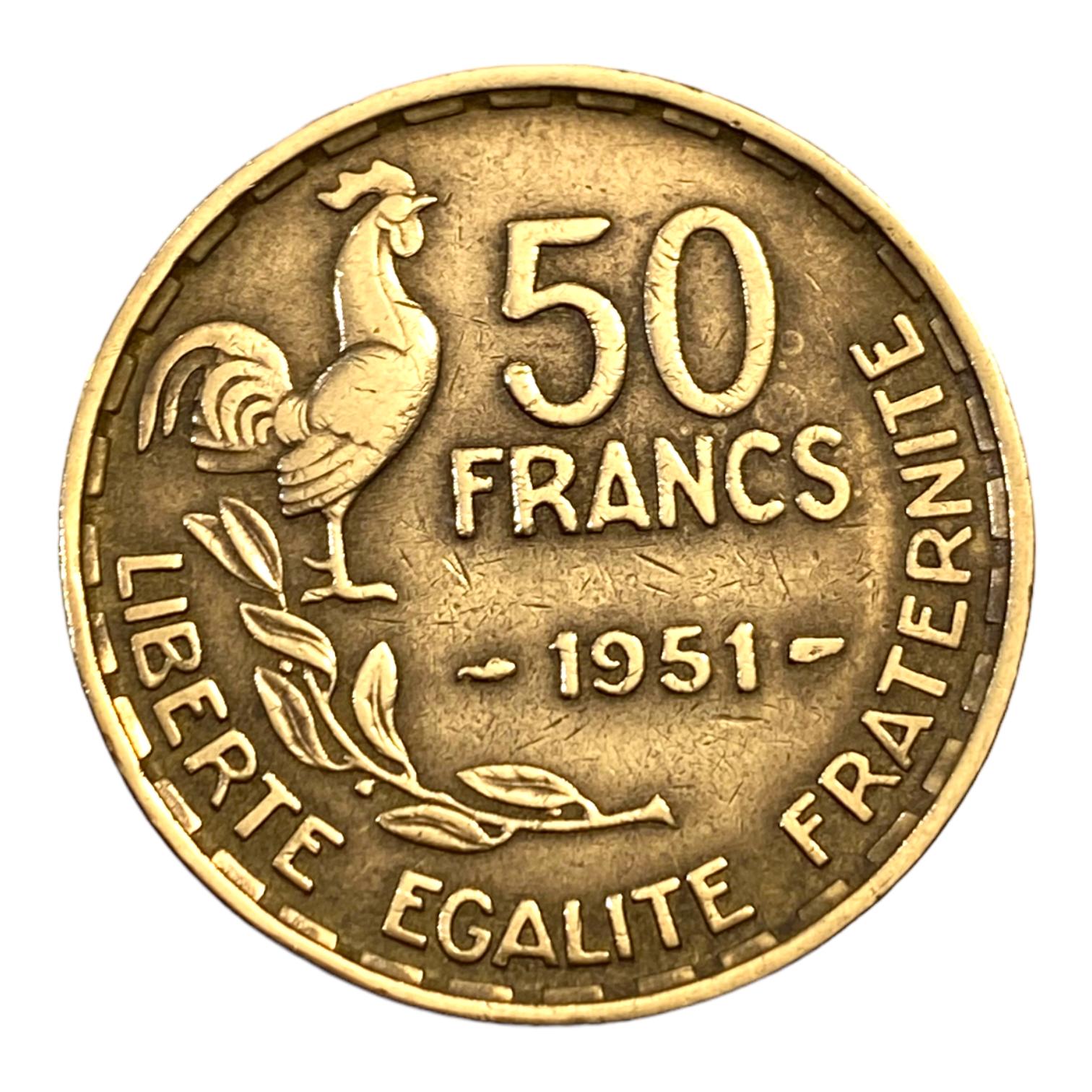 50 francs Guiraud 1951 -